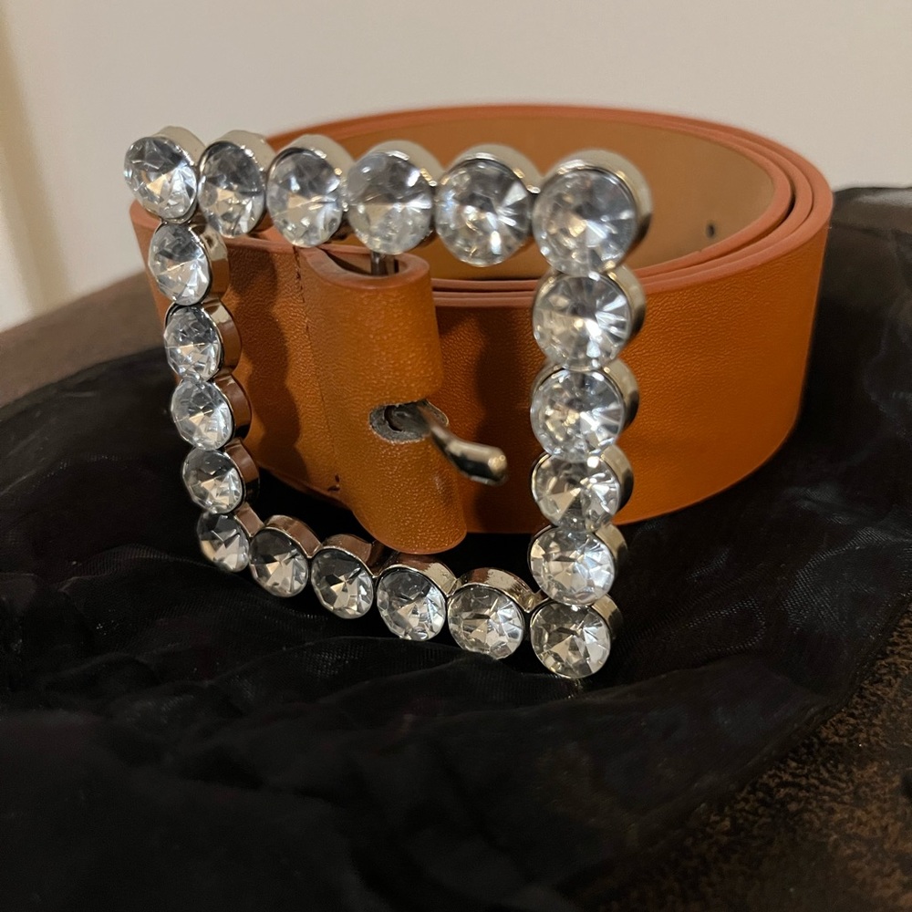 Glam Brown Belt